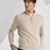 Brunello Cucinelli Pullover aus Kaschmir mit Stehkragen und Reißverschluss | Herren Strickwaren