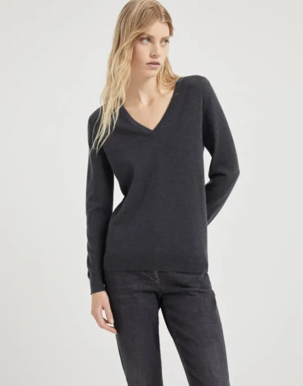 Brunello Cucinelli Pullover aus Kaschmir mit Monili | Damen Strickwaren