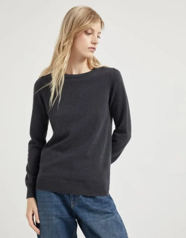 Brunello Cucinelli Pullover aus Kaschmir mit Monili | Damen Strickwaren