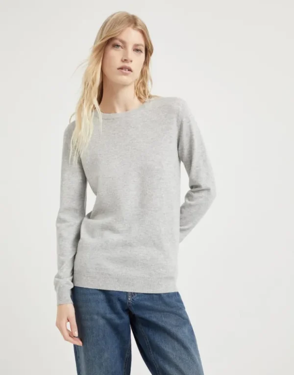 Brunello Cucinelli Pullover aus Kaschmir mit Monili | Damen Strickwaren