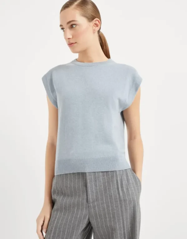 Brunello Cucinelli Pullover aus Kaschmir mit Monili | Damen Strickwaren