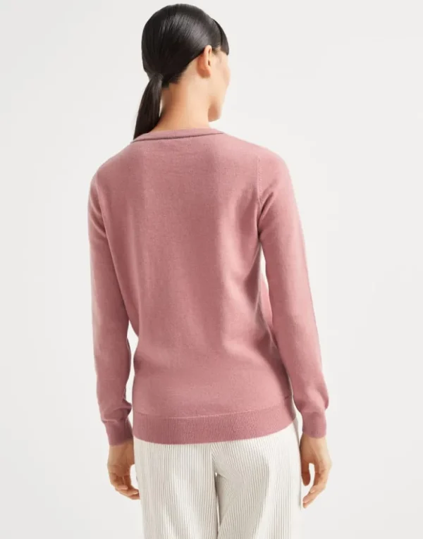 Brunello Cucinelli Pullover aus Kaschmir mit Monili | Damen Strickwaren