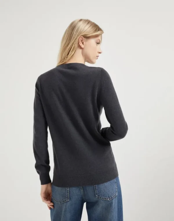 Brunello Cucinelli Pullover aus Kaschmir mit Monili | Damen Strickwaren