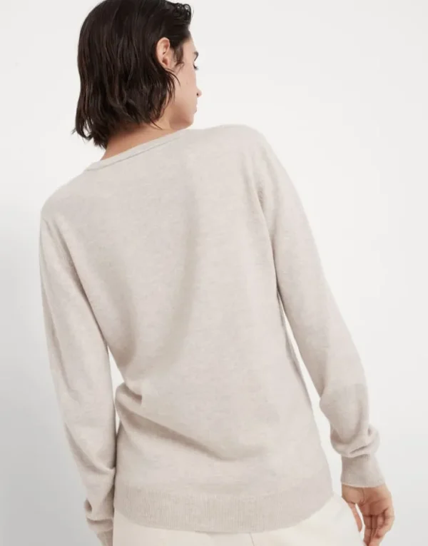 Brunello Cucinelli Pullover aus Kaschmir mit Monili | Damen Strickwaren