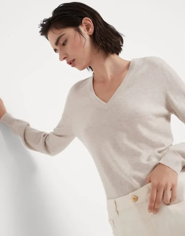 Brunello Cucinelli Pullover aus Kaschmir mit Monili | Damen Strickwaren