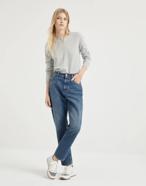 Brunello Cucinelli Pullover aus Kaschmir mit Monili | Damen Strickwaren