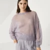 Brunello Cucinelli Pullover aus Mohair und Wolle mit Monili | Damen Strickwaren