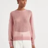 Brunello Cucinelli Pullover aus Mohair und Wolle mit Monili | Damen Strickwaren