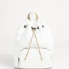 Brunello Cucinelli Rucksack aus gestepptem Nylon und Leder mit Monili | Kinder Taschen