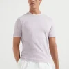 Brunello Cucinelli Rundhals-T-Shirt aus Baumwolljersey mit Faux-Layering | Herren T-shirts & Poloshirts