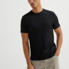 Brunello Cucinelli Rundhals-T-Shirt aus geripptem Baumwolljersey mit Stretch | Herren T-shirts & Poloshirts