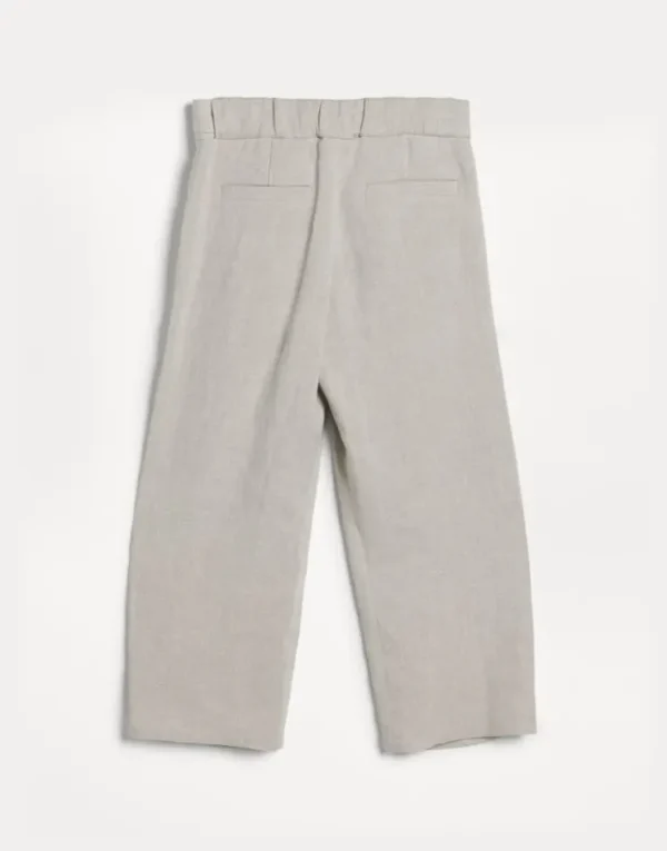 Brunello Cucinelli Sartorial-Hose aus Sparkling-Leinencanvas | Kinder Hosen & Röcke