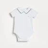 Brunello Cucinelli Set mit zwei Baby Bernie-Bodys aus Baumwolljersey mit Stretch | Kinder Newborn (0-24 Monate)