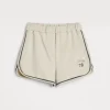 Brunello Cucinelli Shorts aus leichtem Baumwollsweat mit Stretch, Print und Monili | Kinder Travelwear