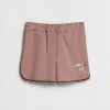 Brunello Cucinelli Shorts aus leichtem Baumwollsweat mit Stretch, Print und Monili | Kinder Travelwear