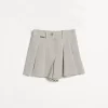 Brunello Cucinelli Shorts aus Sparkling-Leinencanvas mit Monili | Kinder Hosen & Röcke