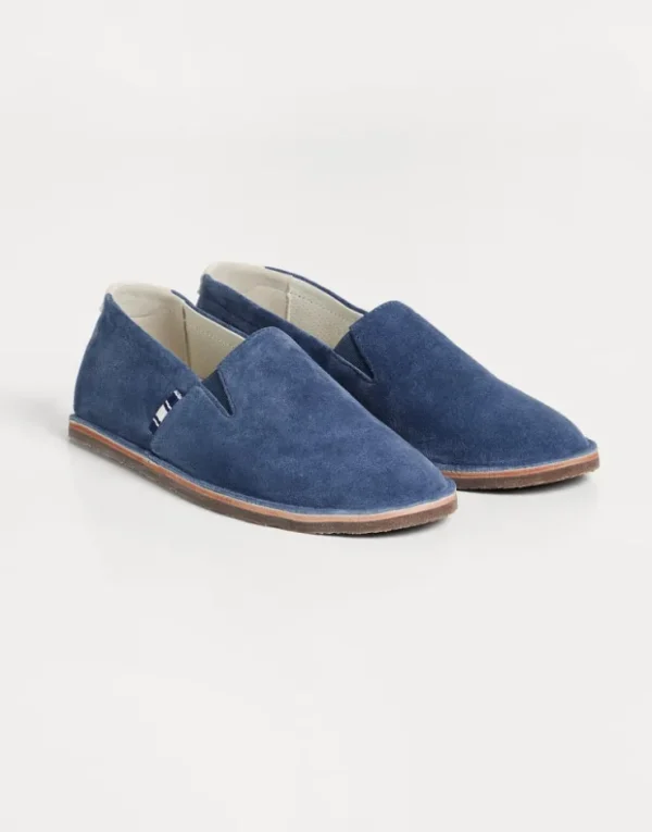 Brunello Cucinelli Slip-Ons aus gewaschenem Veloursleder | Kinder Schuhe