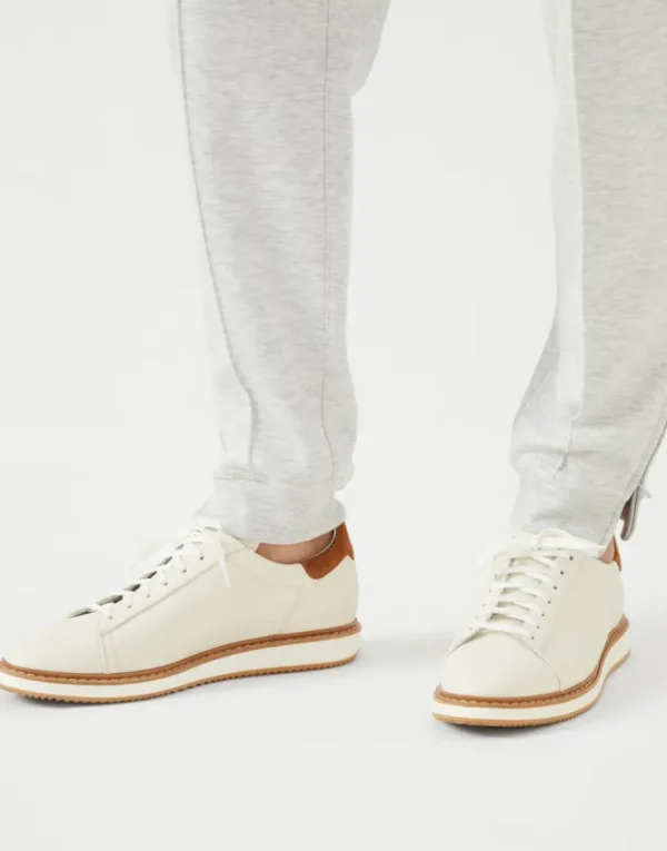 Brunello Cucinelli Sneakers aus genarbtem Kalbsleder | Herren Sneakers