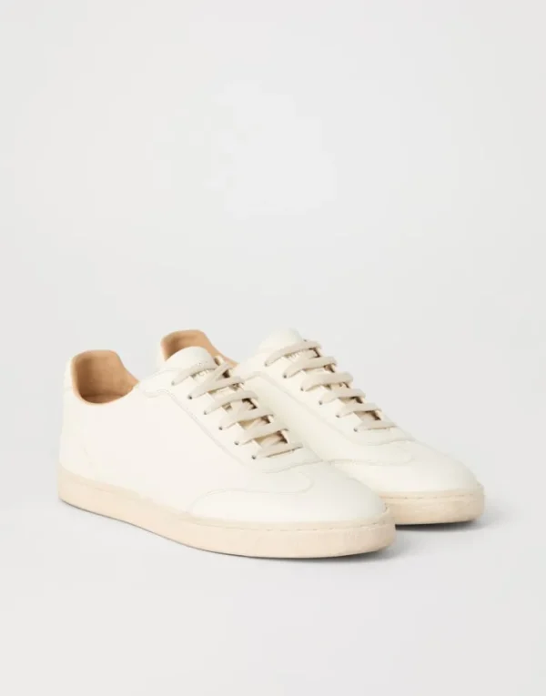 Brunello Cucinelli Sneakers aus Hirschleder mit Latexsohle | Herren Sneakers