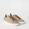 Brunello Cucinelli Sneakers aus Kalbsnubukleder | Herren Sneakers