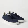 Brunello Cucinelli Sneakers aus Kalbsnubukleder | Herren Sneakers