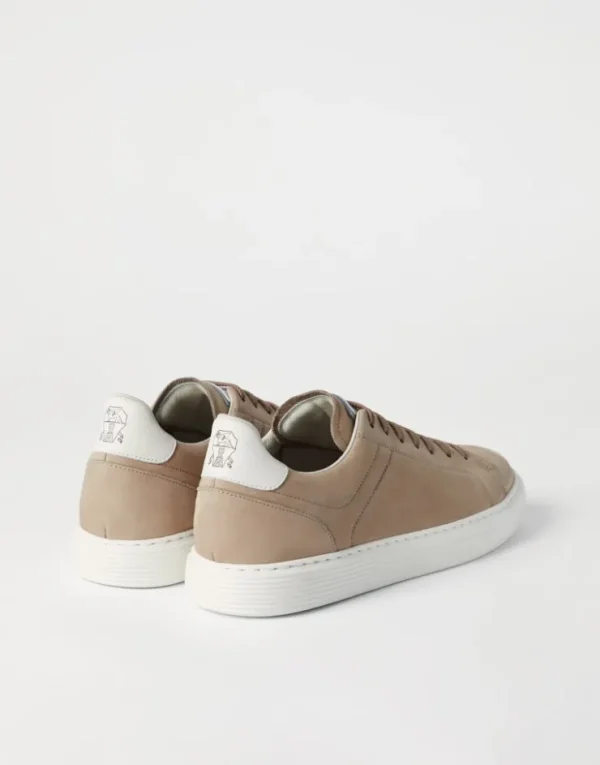 Brunello Cucinelli Sneakers aus Kalbsnubukleder | Herren Sneakers