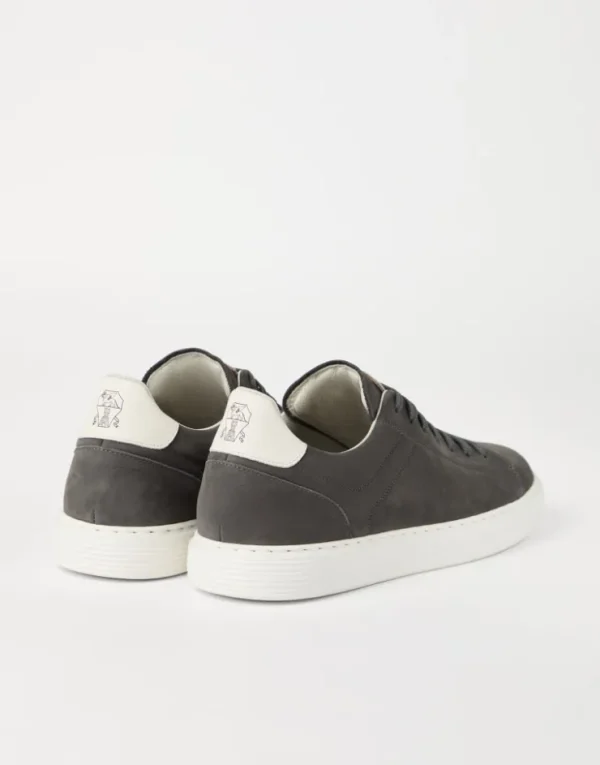 Brunello Cucinelli Sneakers aus Kalbsnubukleder | Herren Sneakers