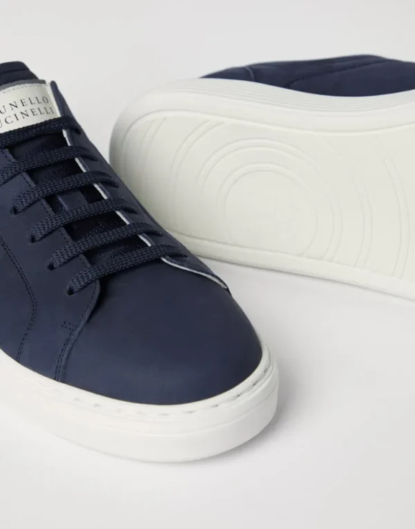 Brunello Cucinelli Sneakers aus Kalbsnubukleder | Herren Sneakers