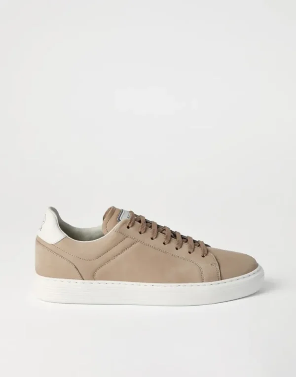 Brunello Cucinelli Sneakers aus Kalbsnubukleder | Herren Sneakers