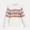 Brunello Cucinelli Snowflake Jacquard-Pullover aus Kaschmir | Kinder Strickwaren