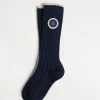 Brunello Cucinelli Socken aus Kaschmir in Rippenstrick mit Patch | Kinder Accessoires