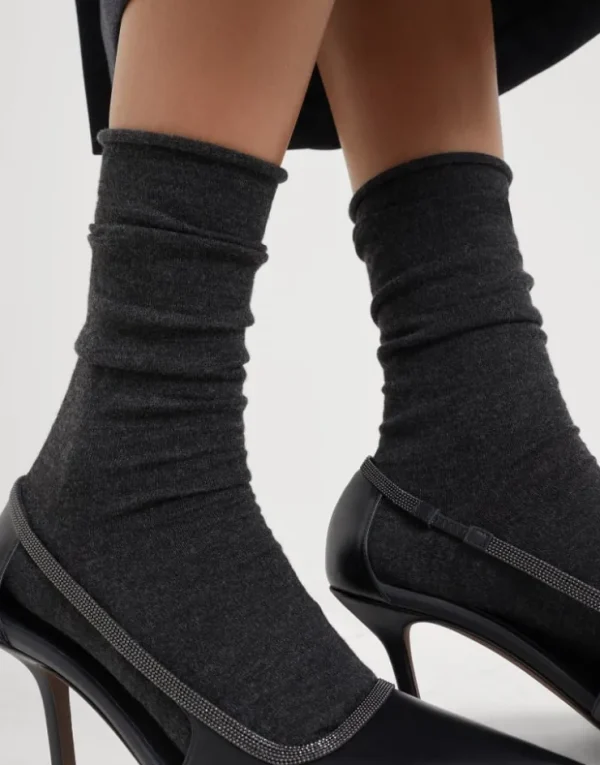 Brunello Cucinelli Socken aus Kaschmirstrick mit Stretch | Damen Weitere Accessoires