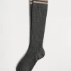 Brunello Cucinelli Socken aus Sparkling-Kaschmir in Rippenstrick | Kinder Accessoires