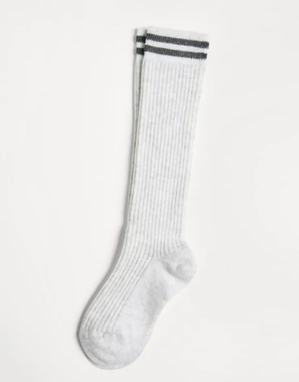 Brunello Cucinelli Socken aus Sparkling-Kaschmir in Rippenstrick | Kinder Accessoires