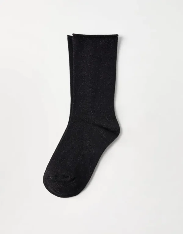 Brunello Cucinelli Socken in Sparkling-Strick aus Kaschmir und Seide | Damen Weitere Accessoires