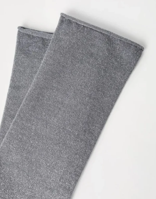 Brunello Cucinelli Socken in Sparkling-Strick aus Kaschmir und Seide | Damen Weitere Accessoires