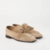 Brunello Cucinelli Soft-Loafers aus Veloursleder mit Quasten | Herren Mokassins