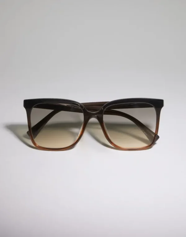 Brunello Cucinelli Sonnenbrille Aurora Ancestry aus Azetat | Damen Brillen | Brillen Damen