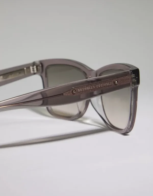 Brunello Cucinelli Sonnenbrille Aurora Ancestry aus Azetat | Damen Brillen | Brillen Damen