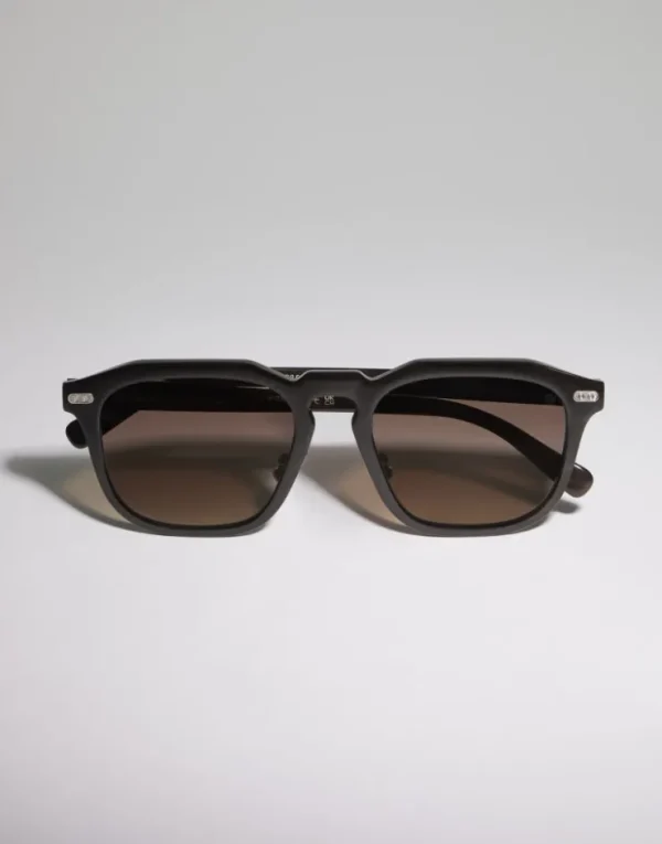 Brunello Cucinelli Sonnenbrille Iconic Meridian aus Horn | Damen Brillen | Brillen Herren