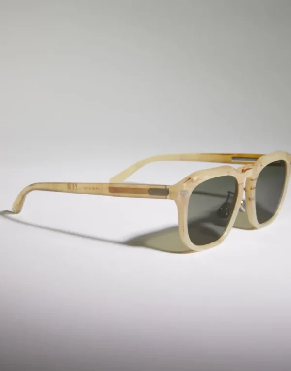 Brunello Cucinelli Sonnenbrille Iconic Meridian aus Horn | Damen Brillen | Brillen Herren