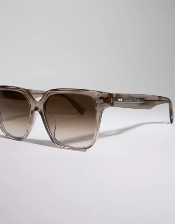 Brunello Cucinelli Sonnenbrille Iconic Meridian aus Azetat | Damen Brillen | Brillen Damen