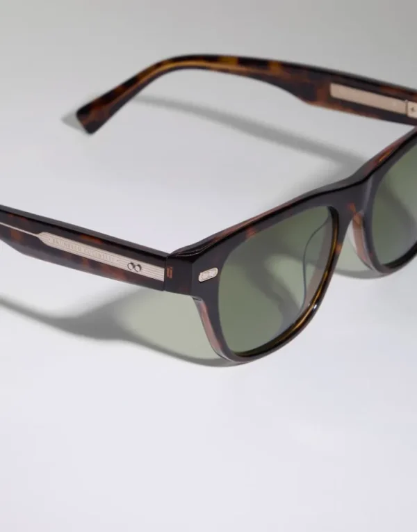 Brunello Cucinelli Sonnenbrille Iconic Meridian aus Azetat | Herren Brillen | Brillen Herren