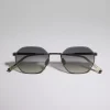 Brunello Cucinelli Sonnenbrille Intarsia Rays aus Titan | Damen Brillen | Brillen Herren