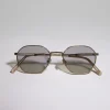 Brunello Cucinelli Sonnenbrille Intarsia Rays aus Titan mit polarisierenden Gläsern | Damen Brillen | Brillen Herren