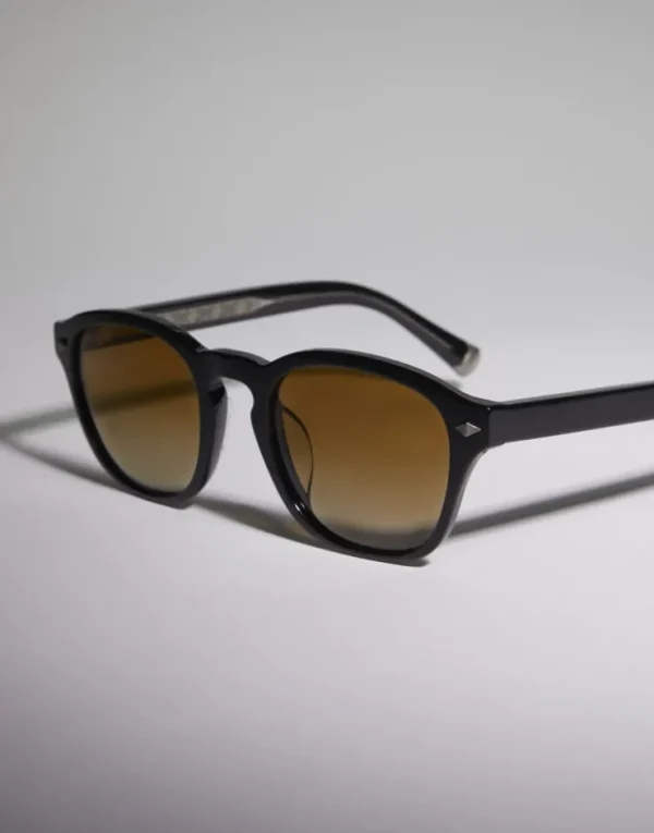 Brunello Cucinelli Sonnenbrille Intarsia Rays aus Azetat | Damen Brillen | Brillen Herren