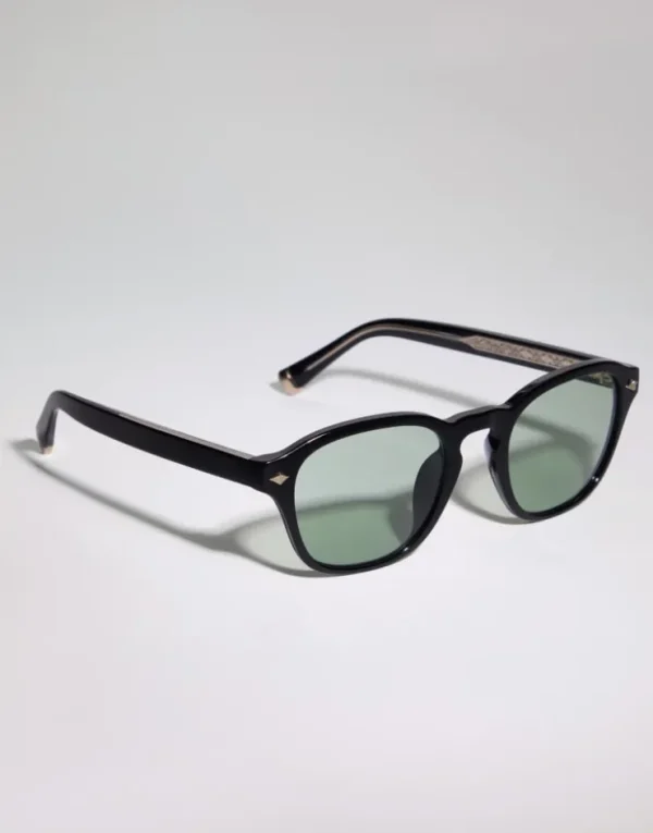 Brunello Cucinelli Sonnenbrille Intarsia Rays aus Azetat | Herren Brillen | Brillen Herren