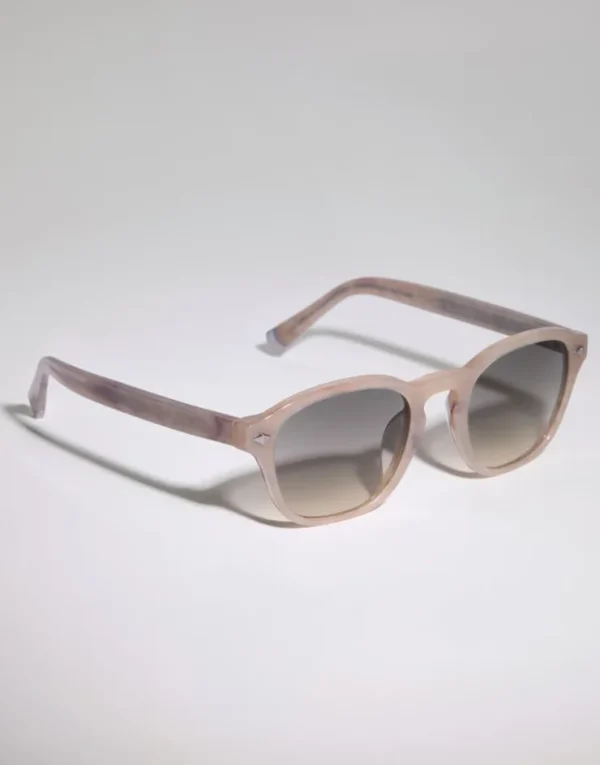 Brunello Cucinelli Sonnenbrille Intarsia Rays aus Azetat | Herren Brillen | Brillen Herren