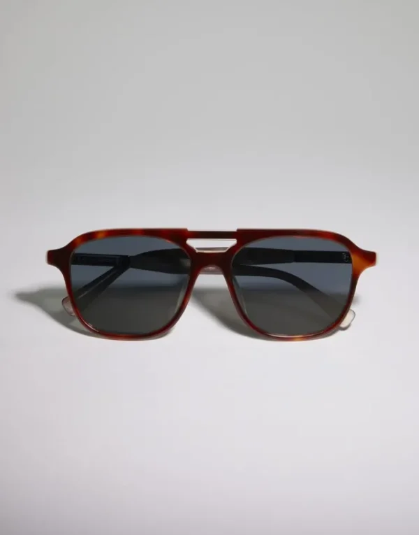 Brunello Cucinelli Sonnenbrille Sartorial Sunset aus Azetat | Damen Brillen | Brillen Herren