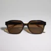 Brunello Cucinelli Sonnenbrille Sartorial Sunset aus Azetat mit polarisierenden Gläsern | Damen Brillen | Brillen Damen